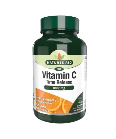 Natures Aid Lot de 90 comprim s d'agrumes lib ration prolong e de vitamine C 1000 mg 90 unit (Lot de 1)