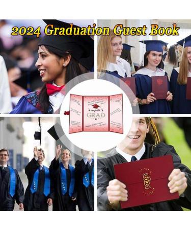 LONGLUAN 2024 Graduation Guest Book Graduation Guest Book 2024 Graduation Sign in Book Graduation Party Guest Book Graduation Party Guest Book 2024 Class of 2024 Graduation Guest Book (Blue) - Buy Online on GoSupps.com