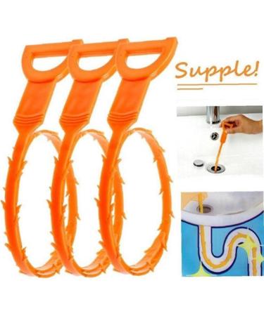 1pc Kitchen Sink Hair Cleaner with Hook Bathroom Drain Hair Catcher Sewer Plug Dredge Device - Buy Online on GoSupps.com