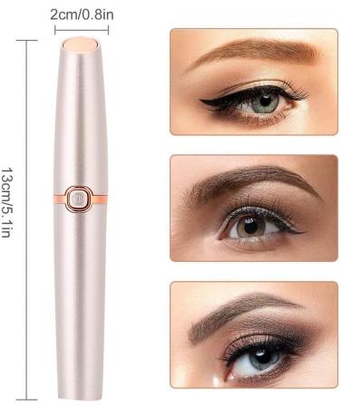 Portable Electric Facial Hair Removal Trimmer for Women - USB Rechargeable Precision Eyebrow, Nose, Lip, and Body Groomer - Painless and Portable - Buy Online on GoSupps.com