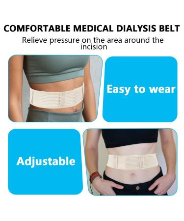 Buy Breathable Peritoneal Dialysis Belt | J Tube & Catheter Holder | Adjustable Feeding Tube Supplies for Adults (Large 35-49 - Buy Online on GoSupps.com