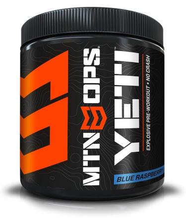 MTN OPS Yeti Monster Pre-Workout Powder Energy Drink - Blue Raspberry 30-Serving Tub - Buy Online on GoSupps.com