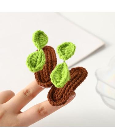 3D Bean Sprout Clip Bean Sprout Hair Clips Non-slip Bean Sprouts Shaped Cute Little Grass Hairpins Plant Style Headwear Hair Accessories for Women Girls Kids Toddler - Buy Online on GoSupps.com
