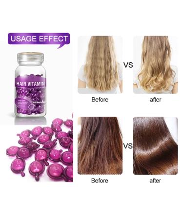 Gowwim Hair Vitamin Serum Capsules - Argan  Macadamia  Avocado Oil Complex for Smooth  Silky Hair Growth - 30 PCS - Buy Online on GoSupps.com