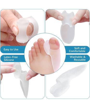 Menocady Bunion Cushions & Protectors (Pack of 12) - 1/2'' Thick Gel Shield for Bunion Relief & Toe Separation - Pain Relief from Big Toe Joint - Buy Online on GoSupps.com