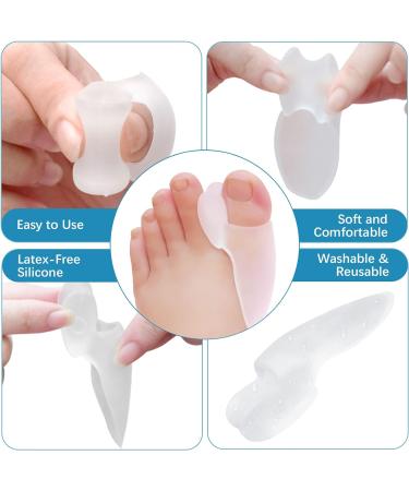 Pack of 12 Bunion Cushions & Protectors - Gel Shield Bunion Pads for Pain Relief & Correcting Big Toe Pressure - Buy Online on GoSupps.com