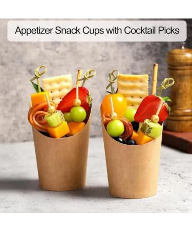 50 Pcs French Fries Holder 12oz Disposable Paper French Fry Cups Charcuterie Cups for Sandwich Kraft Paper Cups Holder Frenchr Wedding Food Trays Paper Cones (Brown) - Buy Online on GoSupps.com