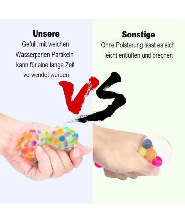 Almah Stress Balls for Adults - 4 Pack Hand Therapy Balls for Relaxation Fidget Relief & Stress Relief - Buy Online on GoSupps.com