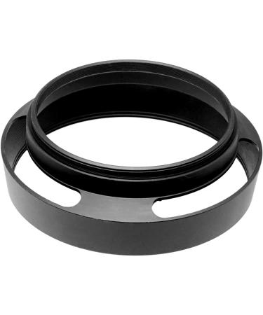 Fotasy 49mm Metal Curved Lens Hood - Vented & Screw-In Design for Fuji, Leica, Panasonic, Olympus, Sony Cameras - Buy Online on GoSupps.com