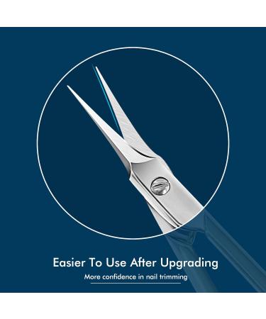 BNG Professional Curved Cuticle Scissors - Stainless Steel Nipper for Manicure and Pedicure, Gold Finish - Buy Online on GoSupps.com