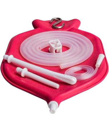 HealthAndYoga NaturoFlo Enema Bag Kit - 2 Quart Open Fountain Top | Silicone Tubing Sterile Enema Sheet Privacy Storage Bag - Complete 6 Piece Set for Health & Wellness - Buy Online on GoSupps.com