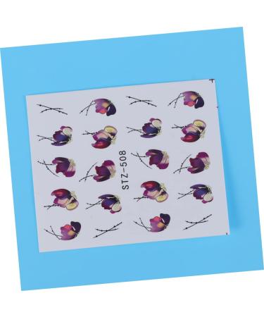 minkissy 1 Sheet Nail Art Sticker Nail Art Decals Nail Stickers Manicure Nail Decals - Buy Online on GoSupps.com