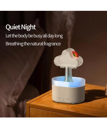 Rain Cloud Humidifier & Essential Oils Diffuser - 500ml Aromatherapy with 7 LED Night Light for Home & Office - Buy Online on GoSupps.com