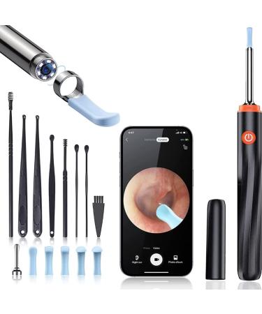 Ear Wax Removal Ear Cleaner with Camera and Light Ear Cleaning Kit with 8 Pcs Ear Set Ear Wax Removal Tool Camera with 1080P Ear Camera for iOS & Android Smartphones