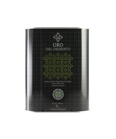 ORO DEL DESIERTO - Extra Virgin Olive Oil (Picual Variety) - Tin (3 Litres)