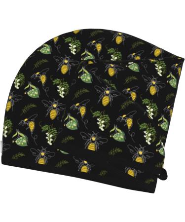 Hair Towel Wrap - Quick Drying Bee Floral Turban with Button | Premium Hair Drying Towel - Buy Online on GoSupps.com