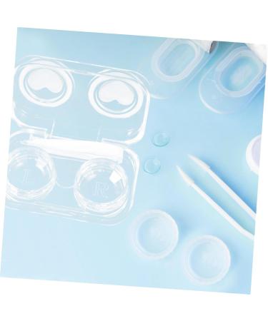 Solustrative 20-Piece Contact Lens Container Set | Portable Lens Carrier & Makeup Mirror | Ideal for Cosmetic Care - Buy Online on GoSupps.com