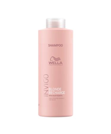 Wella Professionals INVIGO Blonde Recharge Cool Color Refreshing Shampoo  33.8 Fl Oz