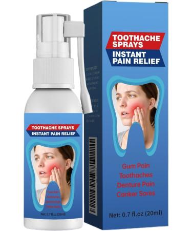  CGACCSD Dental Relief Spray | 20ml Extra Strength & Soothing Gentleness - Soothing Dental Care & Nerve Calming For Travel Home Parties Office After Meals Men & Women - Buy Online on GoSupps.com