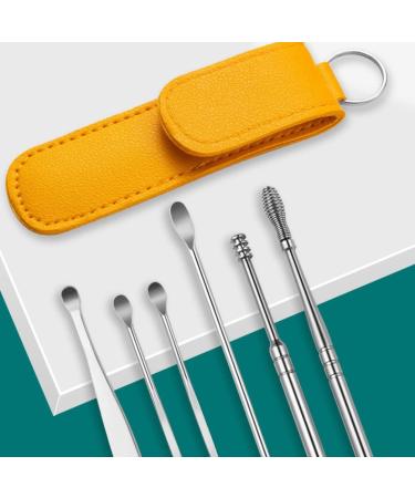 FRCOLOR 6 Sets Spiral Ear Pick Cleaner - Stainless Steel Ear Wax Removal Curette - Ear Cleaning Tools - 15x2.8cm - 2pcs - Buy Online on GoSupps.com