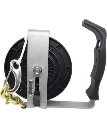 Dive Reel 290ft Black - Heavy Duty Stainless Steel Scuba Choice - Multi-Purpose - Buy Online on GoSupps.com