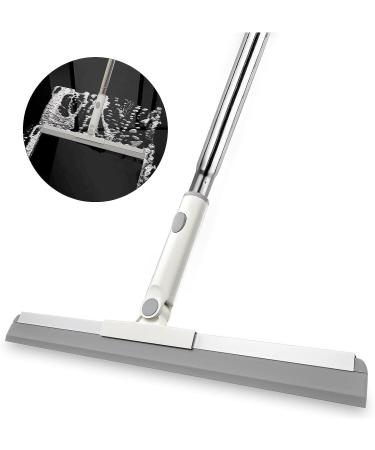 ITTAHO Floor Squeegee with Adjustable Long Handle - Perfect for Shower Tile, Pet Hair, and Household Cleaning - Buy Online on GoSupps.com
