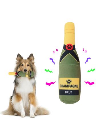 Homury squeaky dog toy cubes plush dog toy squeaky toys dog beer bottle plush toy dog toy dog beer bottle toy for small medium and large dogs