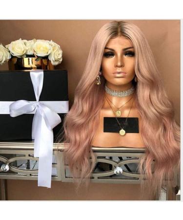 BGHJUE Pink Long Roll Synthetic Wig for Black Women | Heat Resistant African Hair Wigs - Shop Internationally - Buy Online on GoSupps.com