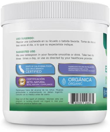 Betel Natural Premium Espirulina/Organic Spirulina Powder - 8 Oz - No Fillers Non-Irridated and Clean! - Buy Online on GoSupps.com