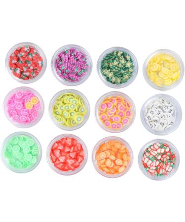 DOITOOL 3 Sets Diy Nail Slice Decorations Nativity Crafts Fruit Nail Decorations Food Colouring Cute Daily Sequins Acrylic Nail Art Slices Fruits Clay Slice Glitter Sticker Crystal Mud 3d - Buy Online on GoSupps.com