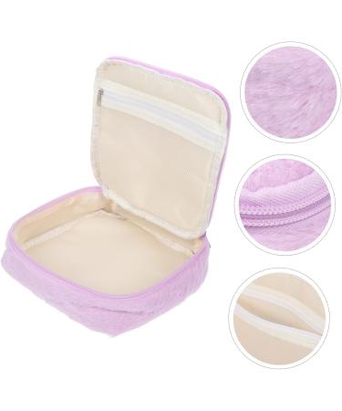 4-Pack Plush Storage Bags | Multifunctional Coin & Menstrual Bags | Portable Animal-Themed On-the-Go Organizers for Women - Buy Online on GoSupps.com