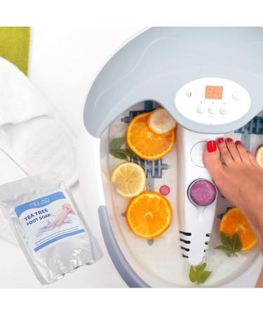 Premium Tea Tree Foot Bath Salt | Exfoliating Nourishing Foot Soak & Hand Massager - International Shipping Available - Buy Online on GoSupps.com