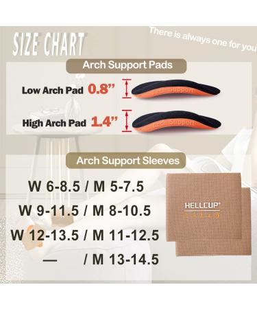 2022 Updated Compression Arch Support for Plantar Fasciitis - Brace for Men and Women - Heel Pain Relief - Beige Sleeves (W 6-8.5 / M 5-7.5) - Buy Online on GoSupps.com