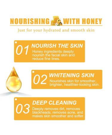 Honey Tearing Mask for Face - Oil Control, Blackhead Removal, Dead Skin Removal, Pore Shrinking - Buy Online on GoSupps.com
