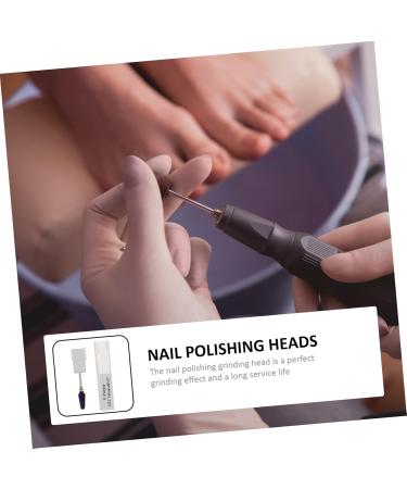 FRCOLOR 1pc Nail Polisher Nail Beauty Tools Manicure Nail Art Drill Bits Cuticle Drill Bits Manicure Grinding Heads Diamond Power Tools Nail Art Supplies White Alloy Nail Drill Plastic 7x1.5cm White - Buy Online on GoSupps.com