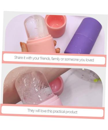 DOITOOL Silicone Ice Face Roller Face Rolling Facial Ice to Tighten Facial Rollers Molde De Para Resina Plantar Roller Silcone The Face Silica Gel Pink Ice Tray - Buy Online on GoSupps.com