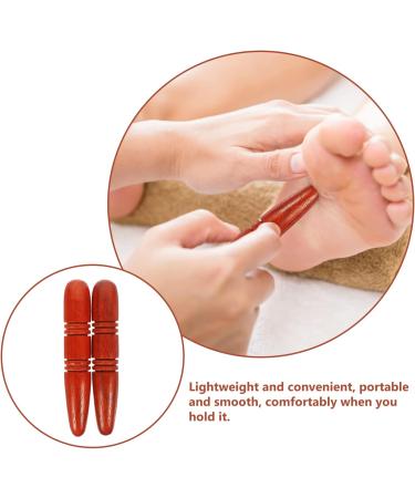 Traditional Thai Massage Stick Set 2 Wooden Tools for Foot & Hand Massage Health & Wellness - Healeeved - Buy Online on GoSupps.com