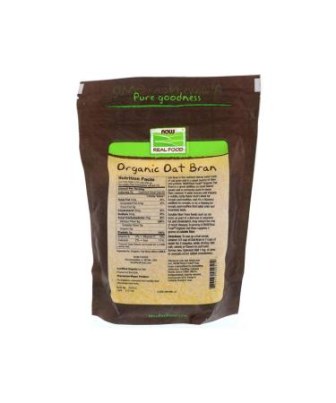 NOW Foods Natural Oat Bran - 14 oz | High-Quality Fiber-Rich Superfood - Buy Online on GoSupps.com