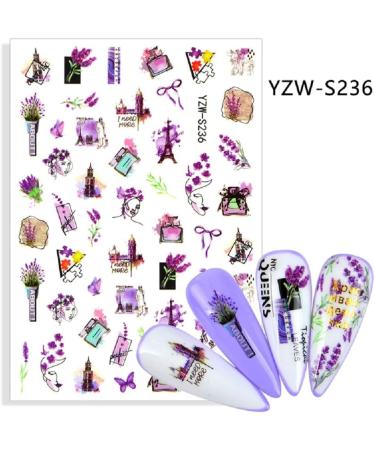 Love Designs Lemon Strawberry Banana Leaf Nail Stickers Manicure Decor Summer Fruit Adhesive Decals(YZW-S 223) - Buy Online on GoSupps.com