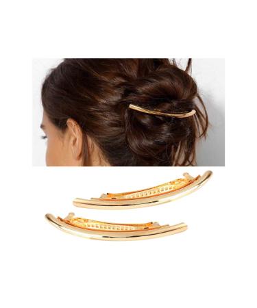 9 Pack Gold Vintage Geometric Hair Clips - Retro Minimalist Hair Accessories for Women - Buy Online on GoSupps.com