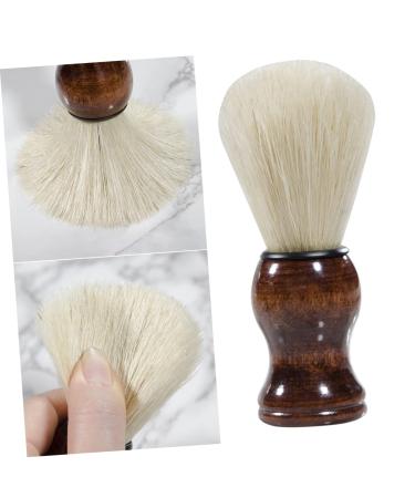 Beatifufu Men's Beard Brush & Razor - Premium Grooming Tool for Styling & Cleaning | 11x3.2cm Wood & Bristles - Buy Online on GoSupps.com