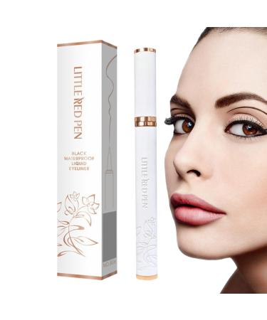 Waterproof Eyeliner - Waterproof anti-stretch mark and long-lasting liquid eyeliner pen - For women and girls for dates and parties for makeup cosmetics and beauty.