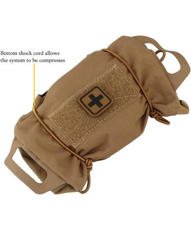 Tactical Military Bag MOLLE First Aid Pouch - Survival Two Piece System Med Roll Carrier with Hypalon Handle | International Shipping Available - Buy Online on GoSupps.com