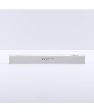 Docolor Eyebrow Brush Duo - Professional Angled Brow Brush and Spoolie for Precise Brow Shaping and Grooming - White - Buy Online on GoSupps.com