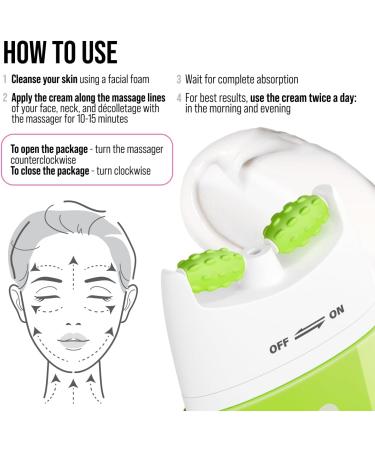  7Days 7Days Korean Skincare Ceramic Face Cream with Hyaluronic Acid Vitamin E and Complex Oils with Moisturizing and Anti-Wrinkle Effect for Men and Women with 3D Massage Roller 40ml - Buy Online on GoSupps.com