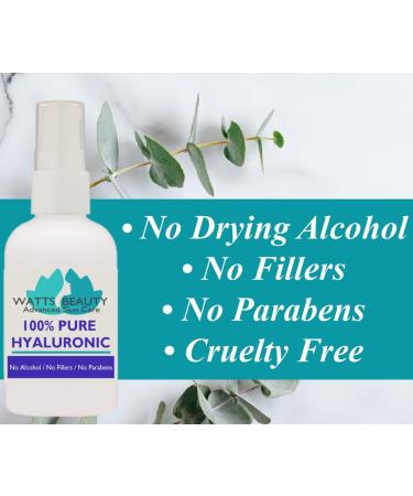 Pure Hyaluronic Acid Anti Aging Wrinkle Filler for Face - Vegan, USA Made - 2 Fl Oz - Buy Online on GoSupps.com