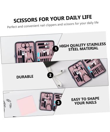 Ipetboom 1 Nail Set Cuticle Kits Nail Scraper Nail Manicure Kit Gel Nail Art Shaper Nail Cuticle Pusher Manicure Tools Kit De Manicura Cosmetic Nursing Kit Stainless Steel - Buy Online on GoSupps.com