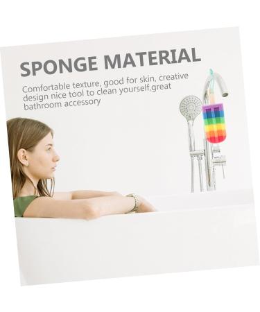 Beavorty 6pcs Bath Flower Sponges | Exfoliating Loofah Balls for Body & Face | Ideal for Shower & Bath Cleaning - Buy Online on GoSupps.com