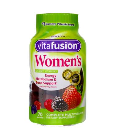 VitaFusion Women's Complete Multivitamin Natural Berry Flavors 70 Gummies