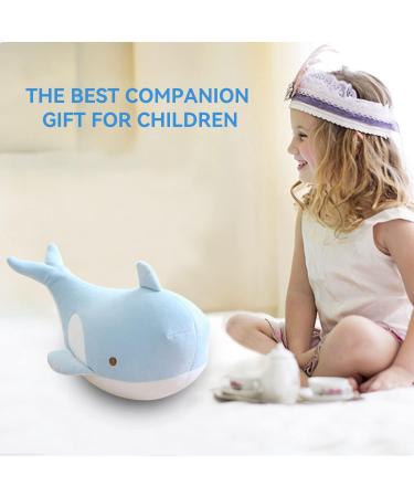 JOYRAVO Kids Travel Pillow - 2-in-1 Deformable U-Shaped Neck Pillow with Cute Plush Blue Whale Design for Comfy Sleep and Play on Airplanes, Cars, and Travel - Buy Online on GoSupps.com